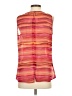 Sara Michelle 100% Polyester Orange Sleeveless Blouse Size S - photo 2