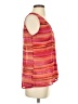Sara Michelle 100% Polyester Orange Sleeveless Blouse Size S - photo 4