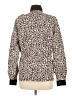 Vigoss 100% Polyester Animal Print Ivory Jacket Size M - photo 2
