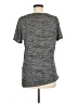 Athleta Tweed Gray Short Sleeve Henley Size M - photo 2