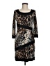 Evo Vorro Animal Print Black Cocktail Dress Size M - photo 1
