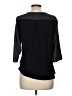 Janet Chung Black 3/4 Sleeve Blouse Size M - photo 2