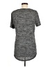 Athleta Stripes Gray Short Sleeve Henley Size M - photo 2