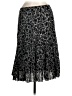 Rafael Essential 100% Polyester Paisley Black Casual Skirt Size M - photo 2