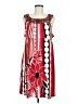 Style&Co 100% Polyester Graphic Red Casual Dress Size L - photo 1