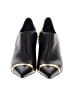 Saint Laurent Black Leather Zoe Ankle Boots  Size EU (IT) 39 / US 9 - photo 2