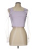 Shein 100% Polyester Purple Sleeveless Top Size L - photo 1