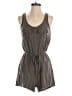 Maurices 100% Rayon Solid Gray Romper Size S - photo 1