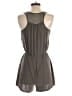 Maurices 100% Rayon Solid Gray Romper Size S - photo 2
