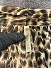 Dna Couture 100% Polyester Animal Print Brown 3/4 Sleeve Blouse Size M - photo 7