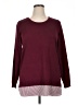 Avenue Burgundy Pullover Sweater Size 14 - 16 Plus - photo 1