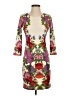 H&M Print Ivory Cocktail Dress Size S - photo 1