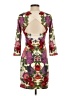 H&M Print Ivory Cocktail Dress Size S - photo 2