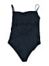 Seafolly Solid Blue One Piece Swimsuit Size M (estimated) - photo 2