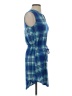 Lily Rose Plaid Blue Casual Dress Size XS - photo 4