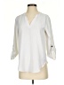 Maurices 100% Polyester Ivory 3/4 Sleeve Blouse Size XS - photo 1