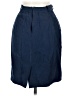 August Silk Solid Blue Casual Skirt Size 6 (petite) - photo 2