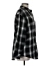 Unbranded 100% Polyester Plaid Black Long Sleeve Blouse Size M - photo 4