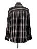 wonderly 100% Rayon Plaid Black Long Sleeve Button-Down Shirt Size L - photo 2