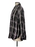 wonderly 100% Rayon Plaid Black Long Sleeve Button-Down Shirt Size L - photo 5