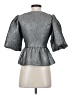 H&M Gray 3/4 Sleeve Blouse Size XS - photo 2