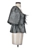 H&M Gray 3/4 Sleeve Blouse Size XS - photo 4