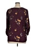 Unbranded 100% Polyester Burgundy 3/4 Sleeve Blouse Size XL - photo 2