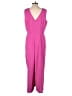 MSK Solid Pink Jumpsuit Size L - photo 2
