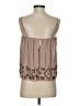 Isabel 100% Polyester Tan Sleeveless Blouse Size XS - photo 2