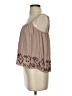 Isabel 100% Polyester Tan Sleeveless Blouse Size XS - photo 5