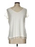 Dantelle Ivory Short Sleeve T-Shirt Size L - photo 1