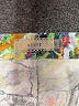 Cluny Print Blue Casual Pants Size 12 - photo 7