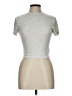 Unbranded Silver Short Sleeve Turtleneck Size L - photo 1