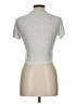 Unbranded Silver Short Sleeve Turtleneck Size L - photo 2