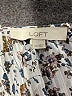 Ann Taylor LOFT 100% Viscose Silver White Long Sleeve Blouse Size XS - photo 7