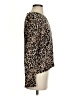 Basic Editions Animal Print Brown Pullover Sweater Size S - photo 4