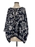 Like, Love Blue 3/4 Sleeve Blouse Size S - photo 1