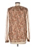 Ann Taylor LOFT Brown Long Sleeve Blouse Size M - photo 2