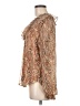 Ann Taylor LOFT Brown Long Sleeve Blouse Size M - photo 5
