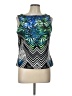 Bisou Bisou Blue Sleeveless Blouse Size L - photo 1