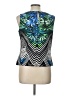 Bisou Bisou Blue Sleeveless Blouse Size L - photo 2