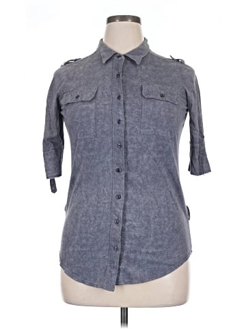 Unionbay 3/4 Sleeve Button-Down Shirt (view 1)