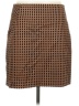Ann Taylor LOFT 100% Polyester Argyle Brown Casual Skirt Size 8 - photo 1