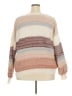 Unbranded 100% Polyester Stripes Ivory Pullover Sweater Size 5X - photo 2