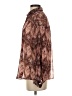 Zara 100% Polyester Paisley Brown Long Sleeve Blouse Size S - photo 5