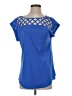 Express Blue Short Sleeve Blouse Size S - photo 1