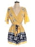 Trixxi Paisley Yellow Romper Size M - photo 1