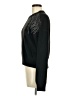 Marled Metallic Black Pullover Sweater Size M - photo 5