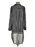 Chico's 100% Polyester Stripes Black Long Sleeve Blouse Size Sm (0) - photo 2