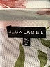 JLUXLABEL Floral White Long Sleeve Blouse Size 2X - photo 7